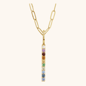 Pendant Necklace Rainbow