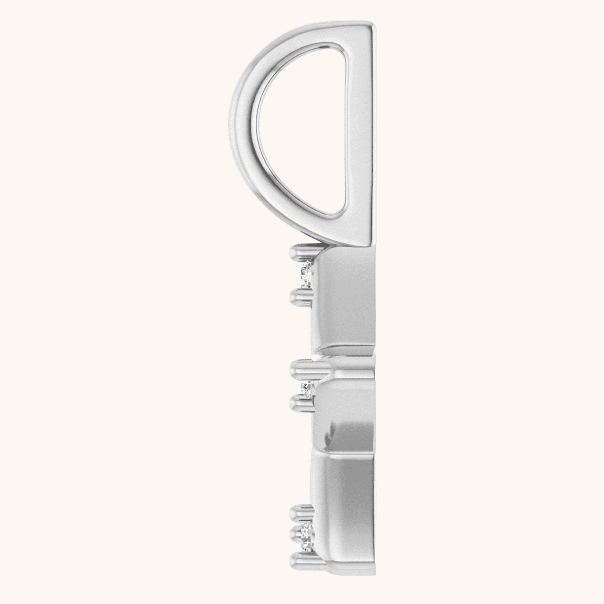 14K White Gold Pendant