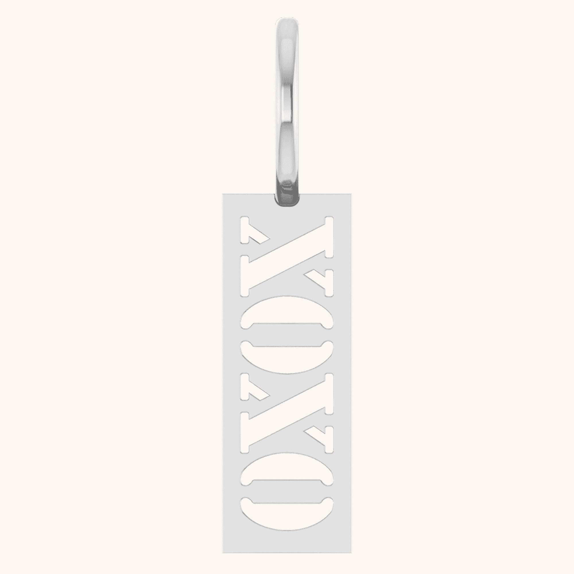 Gold Necklace XOXO Pendant