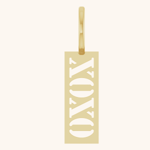 Gold Necklace XOXO Pendant