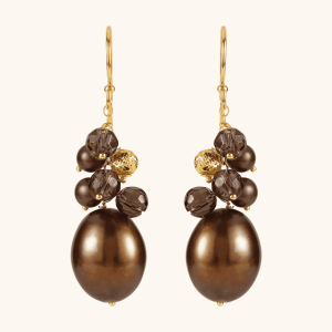 Gold Pearl Earrings