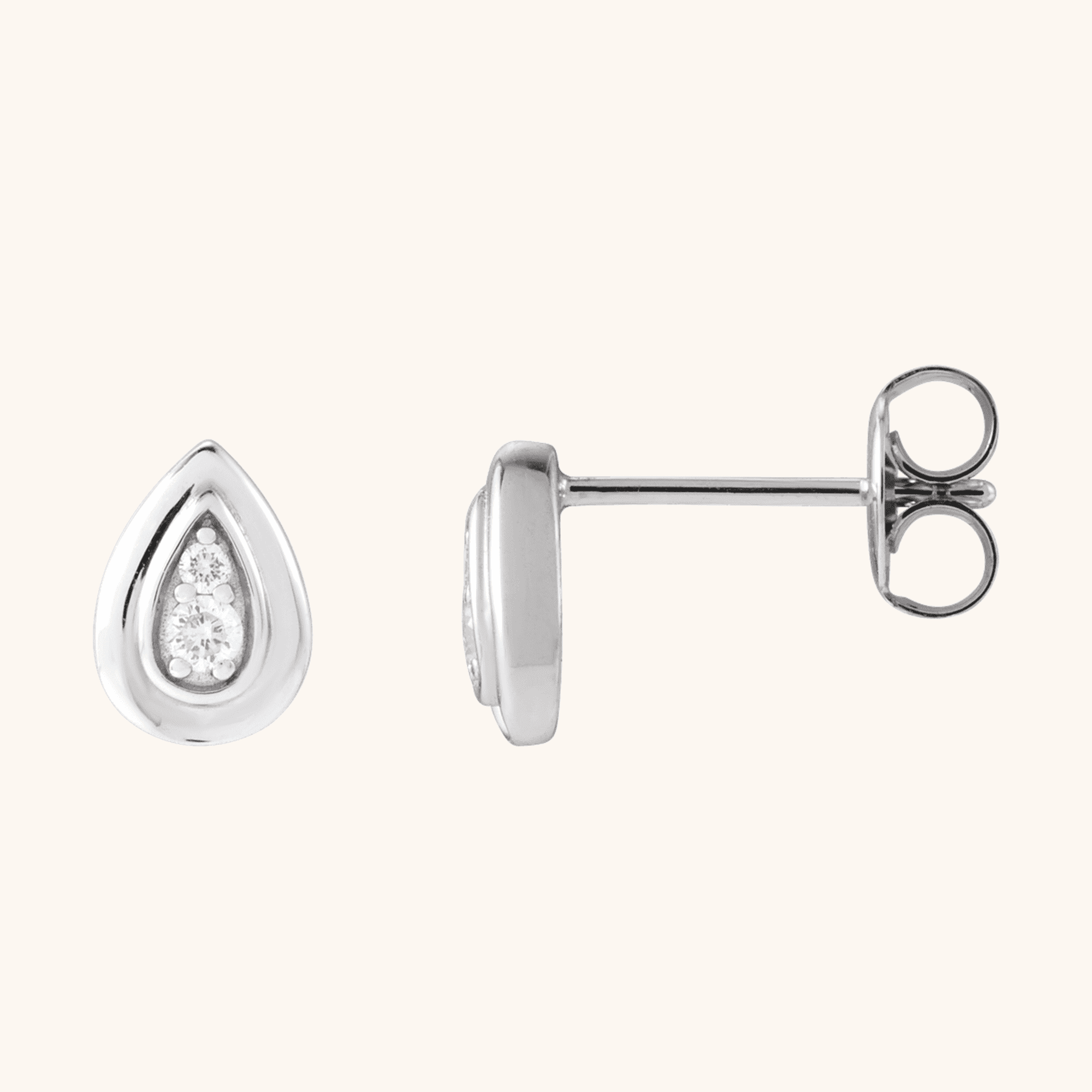Diamond Teardrop Earrings