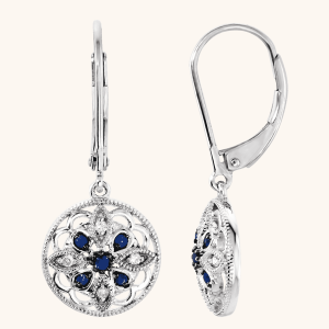 Filigree Diamond Earrings