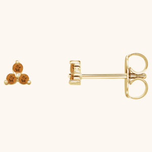 Gemstone Earrings orange