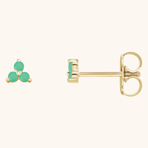 Gemstone Earrings green