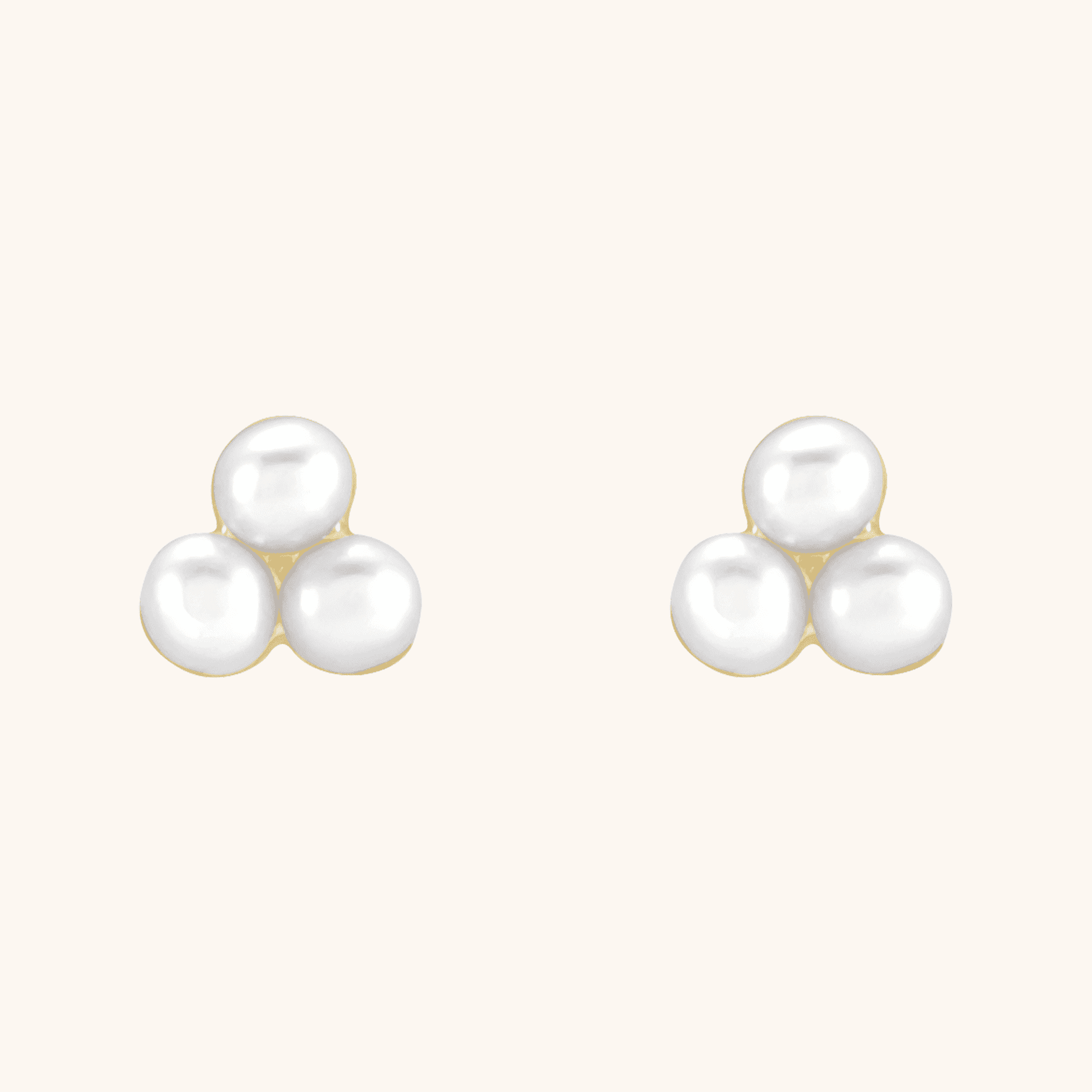 Pearl Earrings Stud
