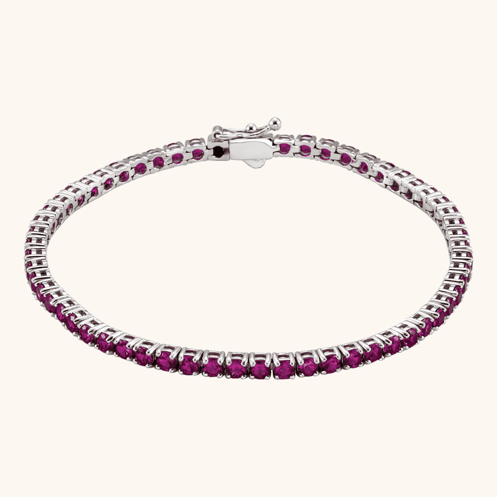 14K White Bracelet
