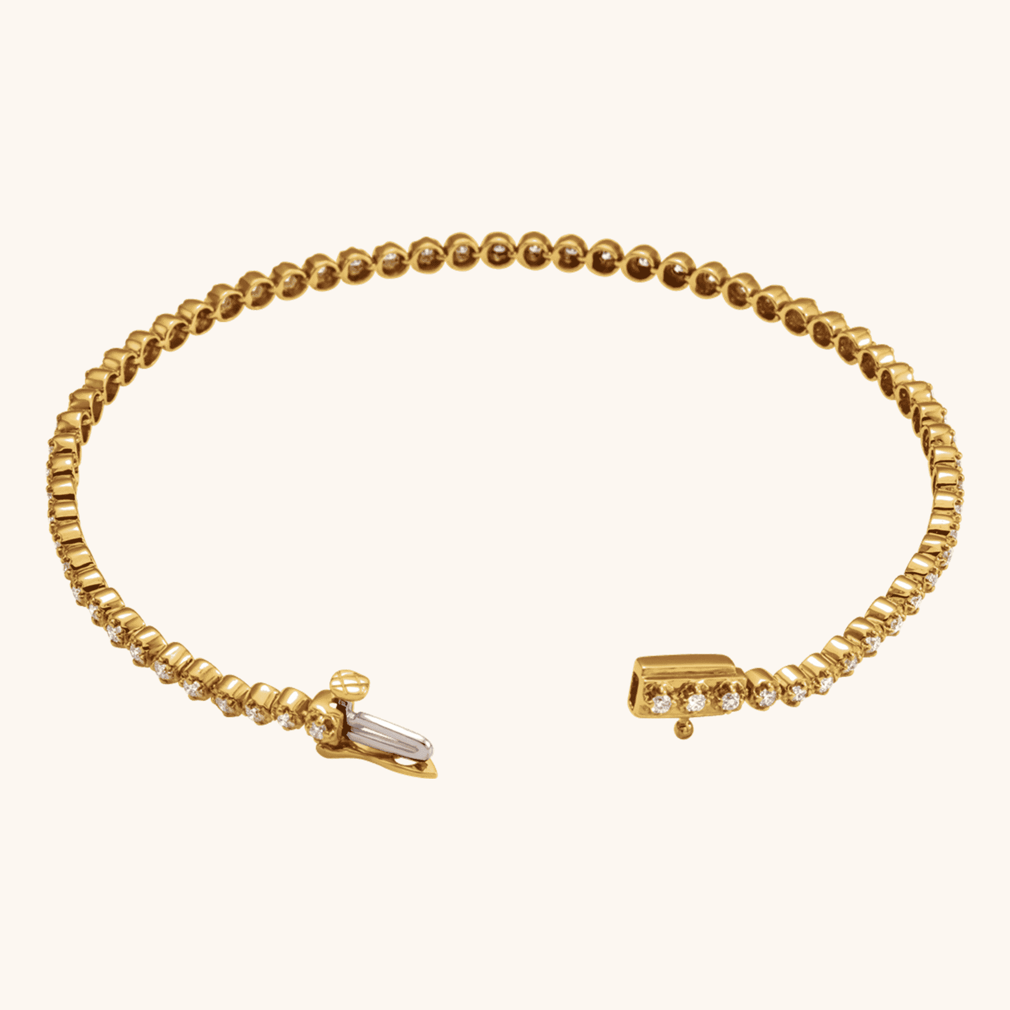 Natural Diamond Tennis Bracelet