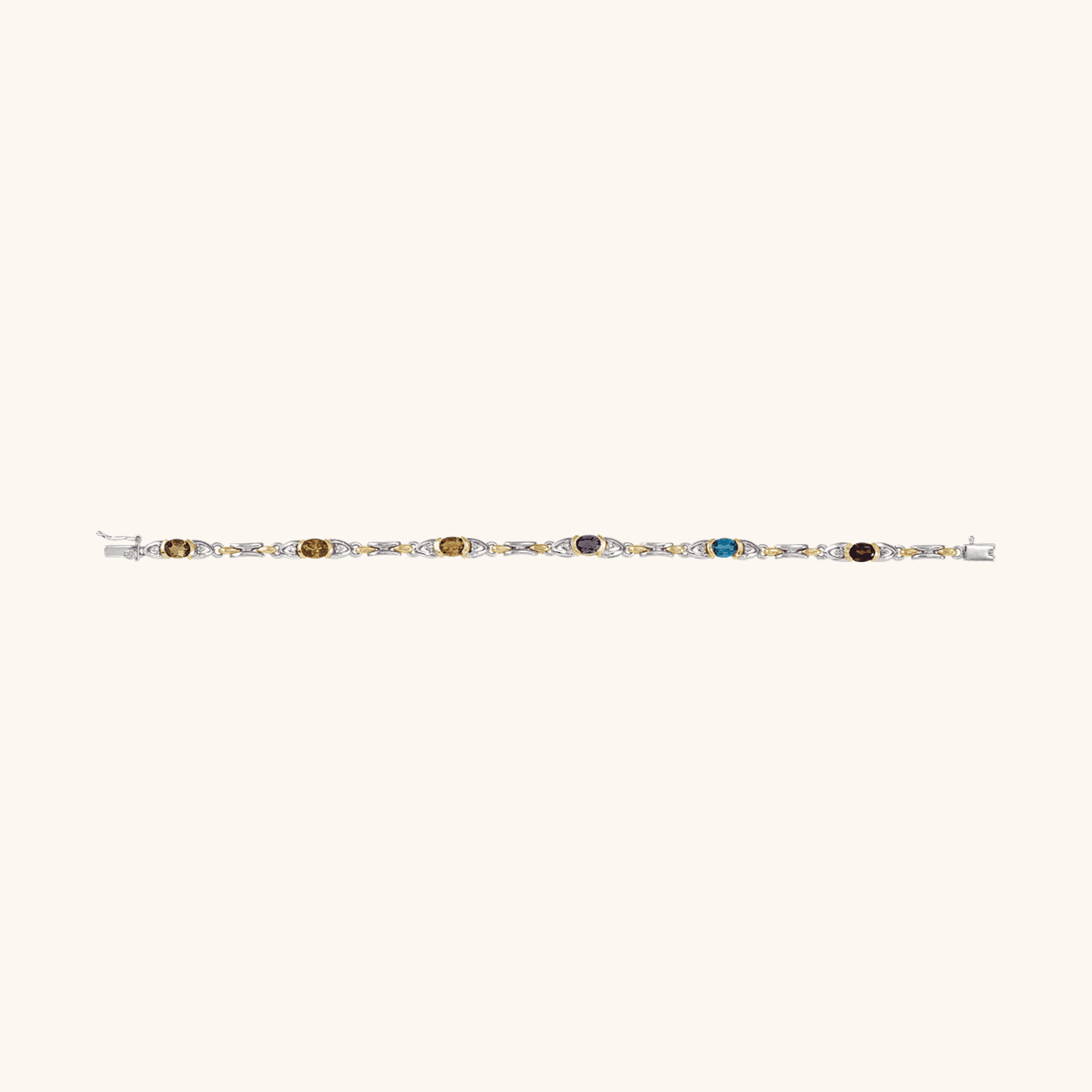Multi Colored Gemstone Bracelet