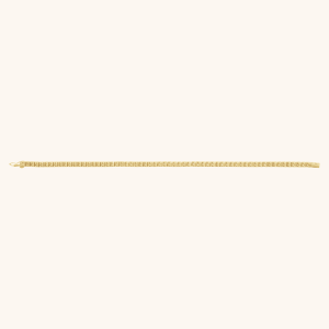 14K Gold Natural Diamond Line Tennis Bracelet