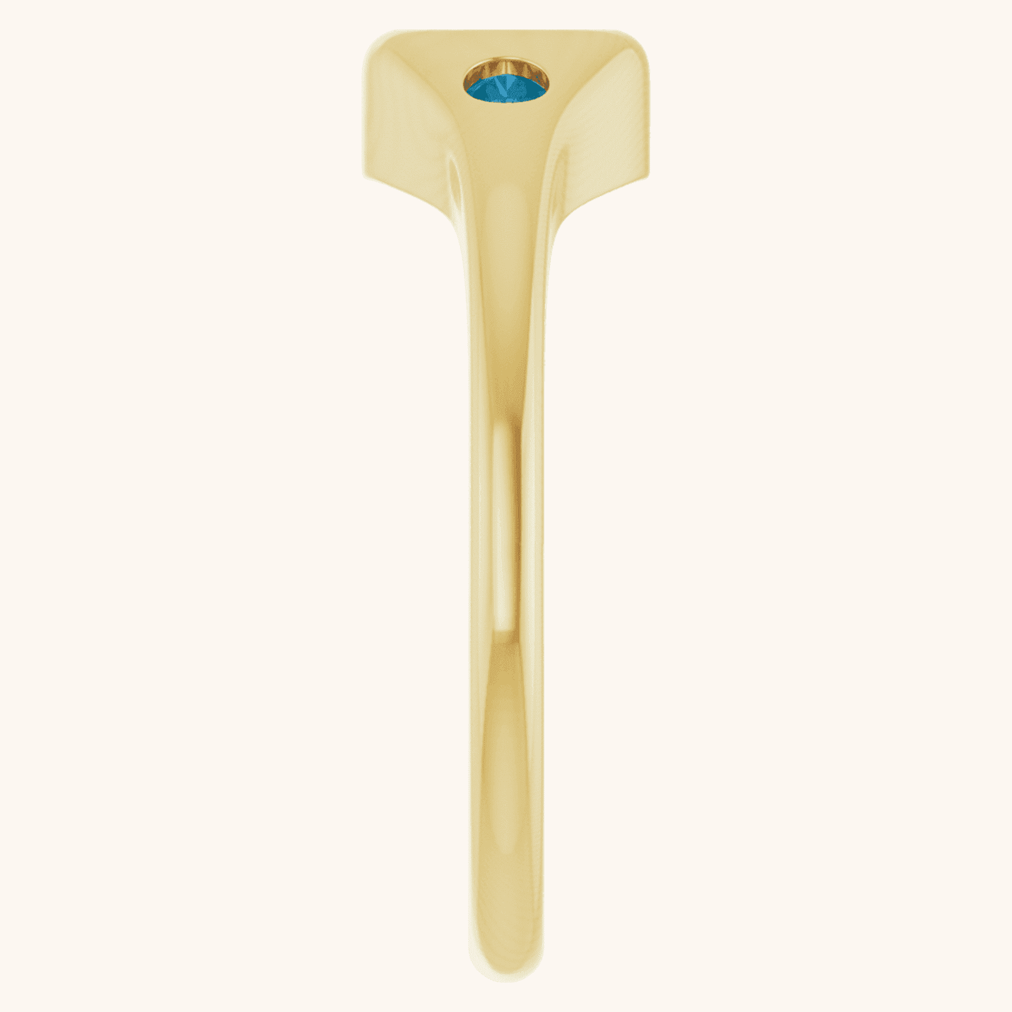 14K Yellow Ring With Natural & Lab-Grown Diamonds and Gemstones