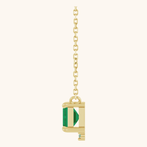 14K Yellow Gold Diamond Necklace