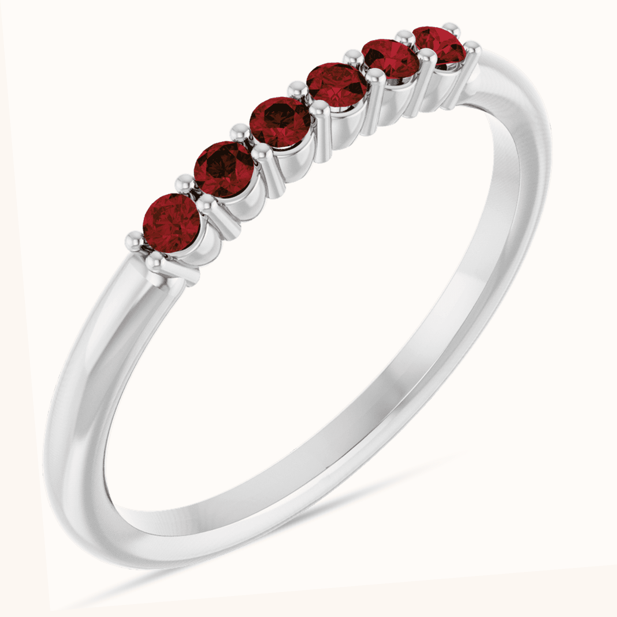 red Stackable Rings