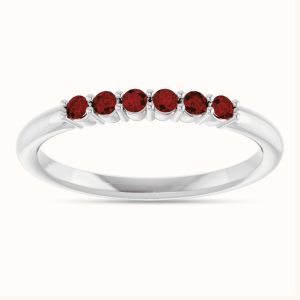 red Stackable Rings