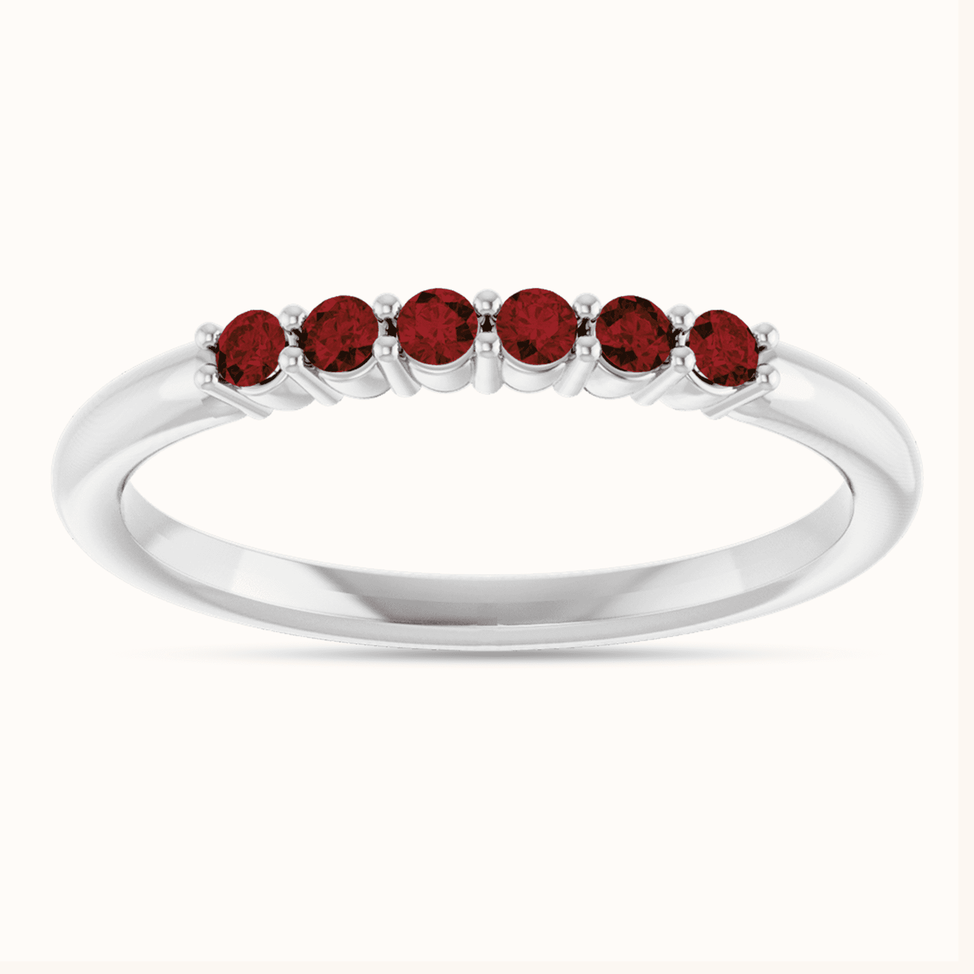 red Stackable Rings