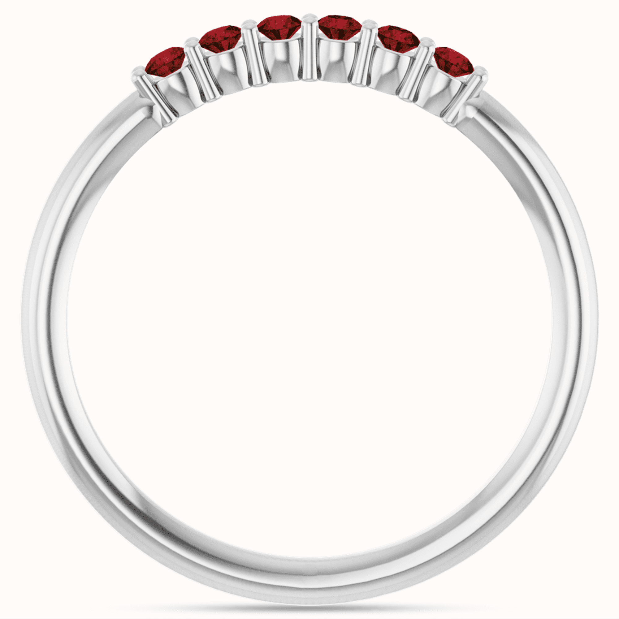 red Stackable Rings