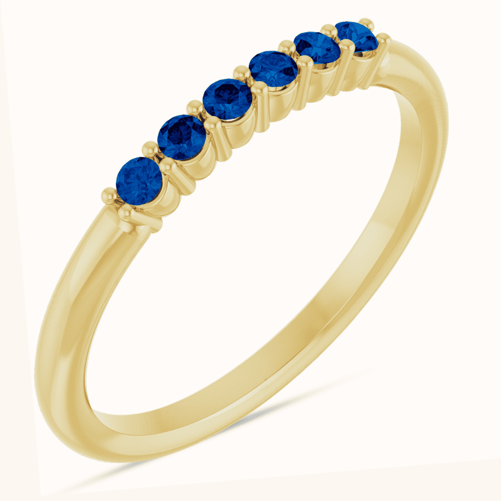 blue Stackable Rings