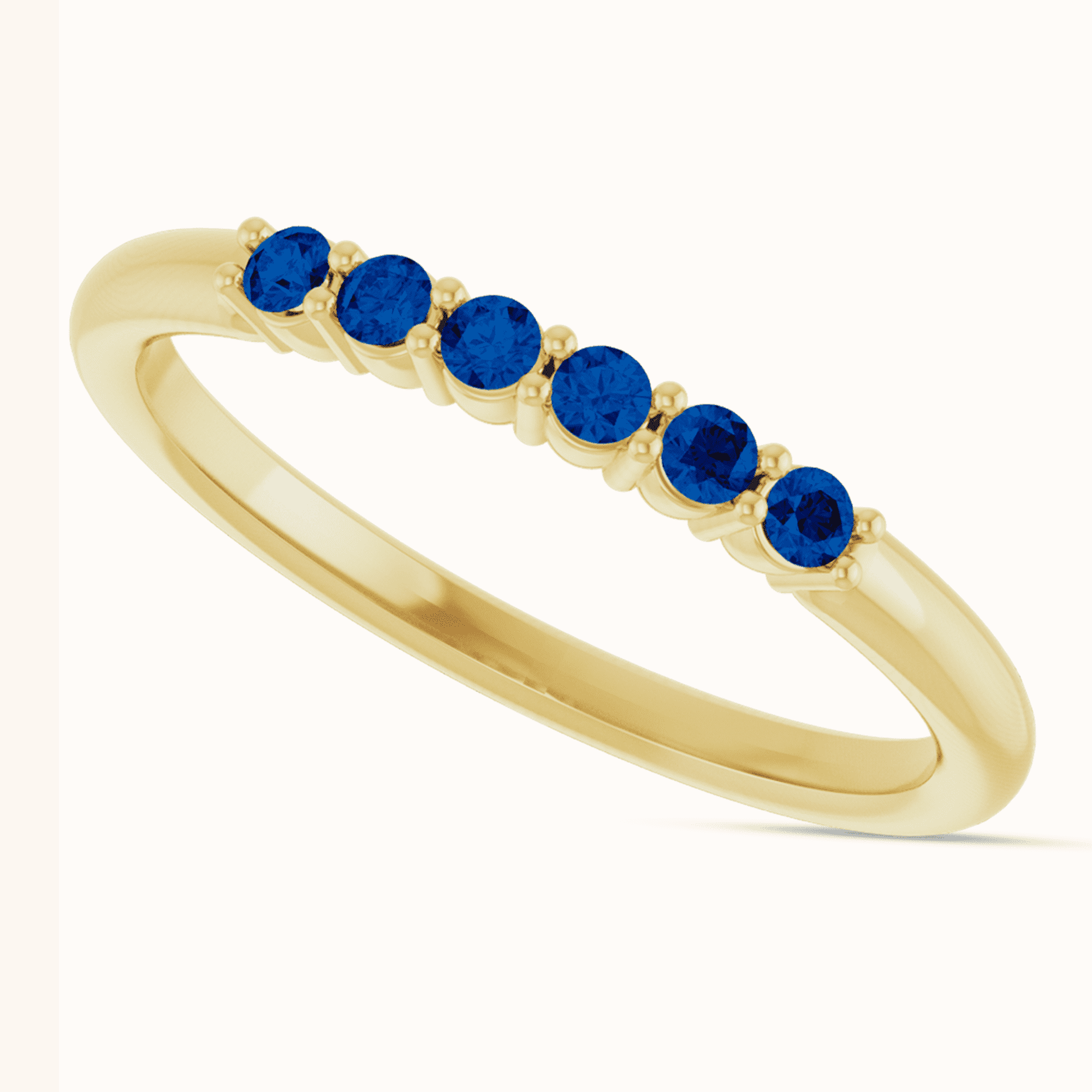 blue Stackable Rings