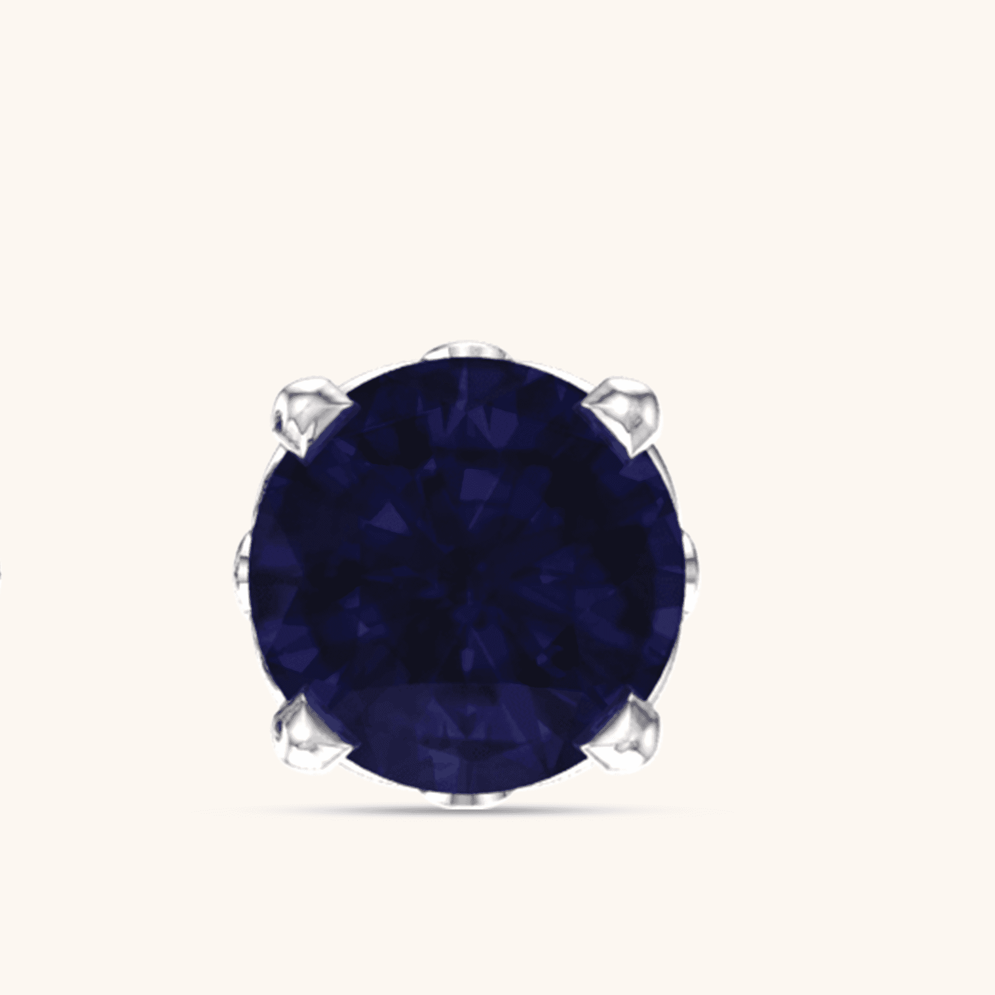 Gold Earrings blue