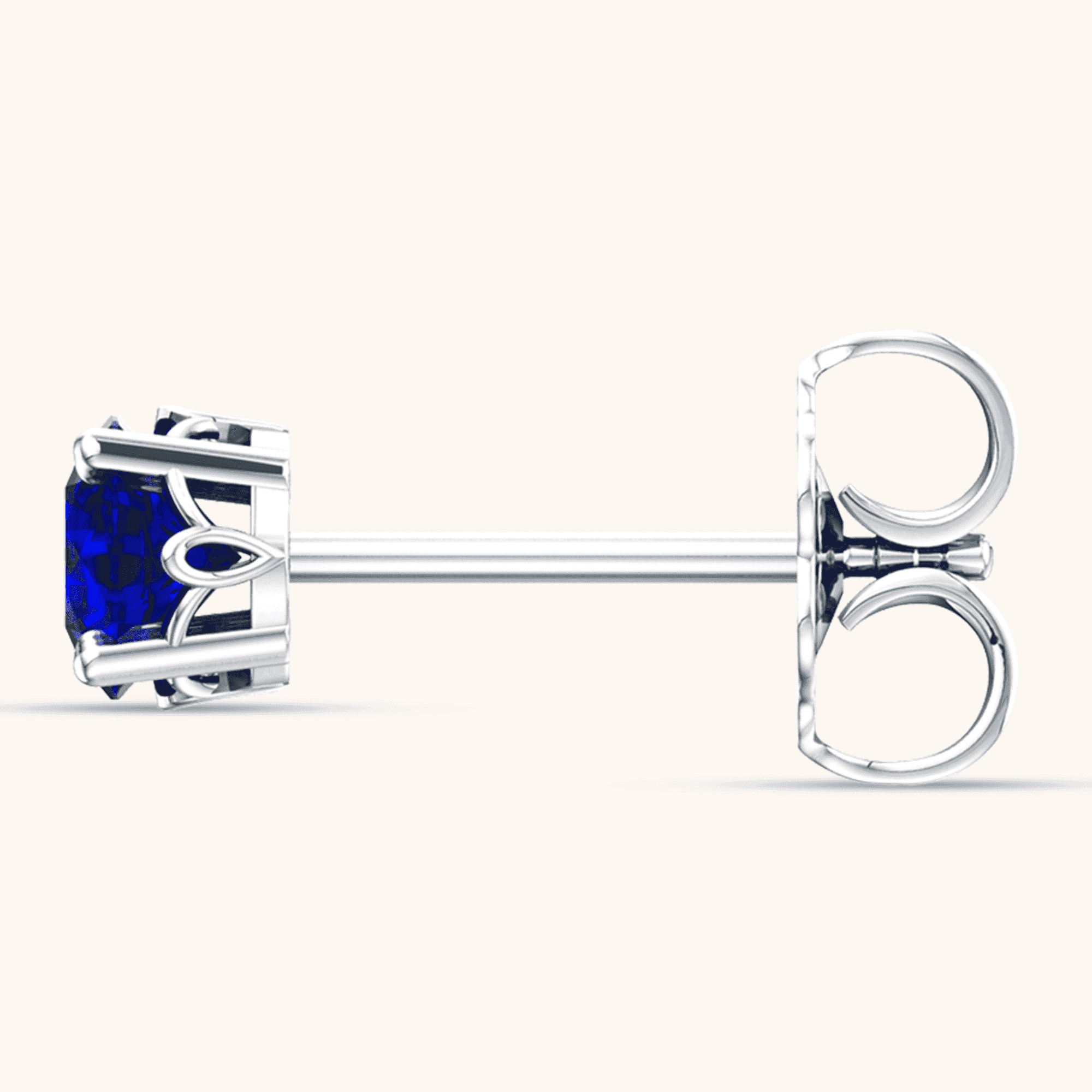 Gold Earrings blue