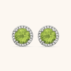Diamond Earrings green