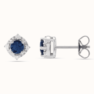 Diamond Halo Earrings