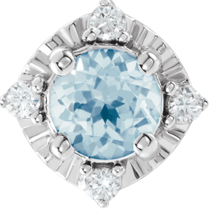 Diamond Halo Earrings