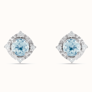 Diamond Halo Earrings