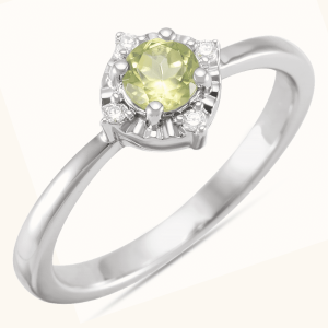 green Diamond Rings