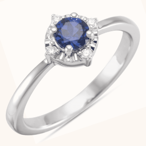 blue Diamond Rings