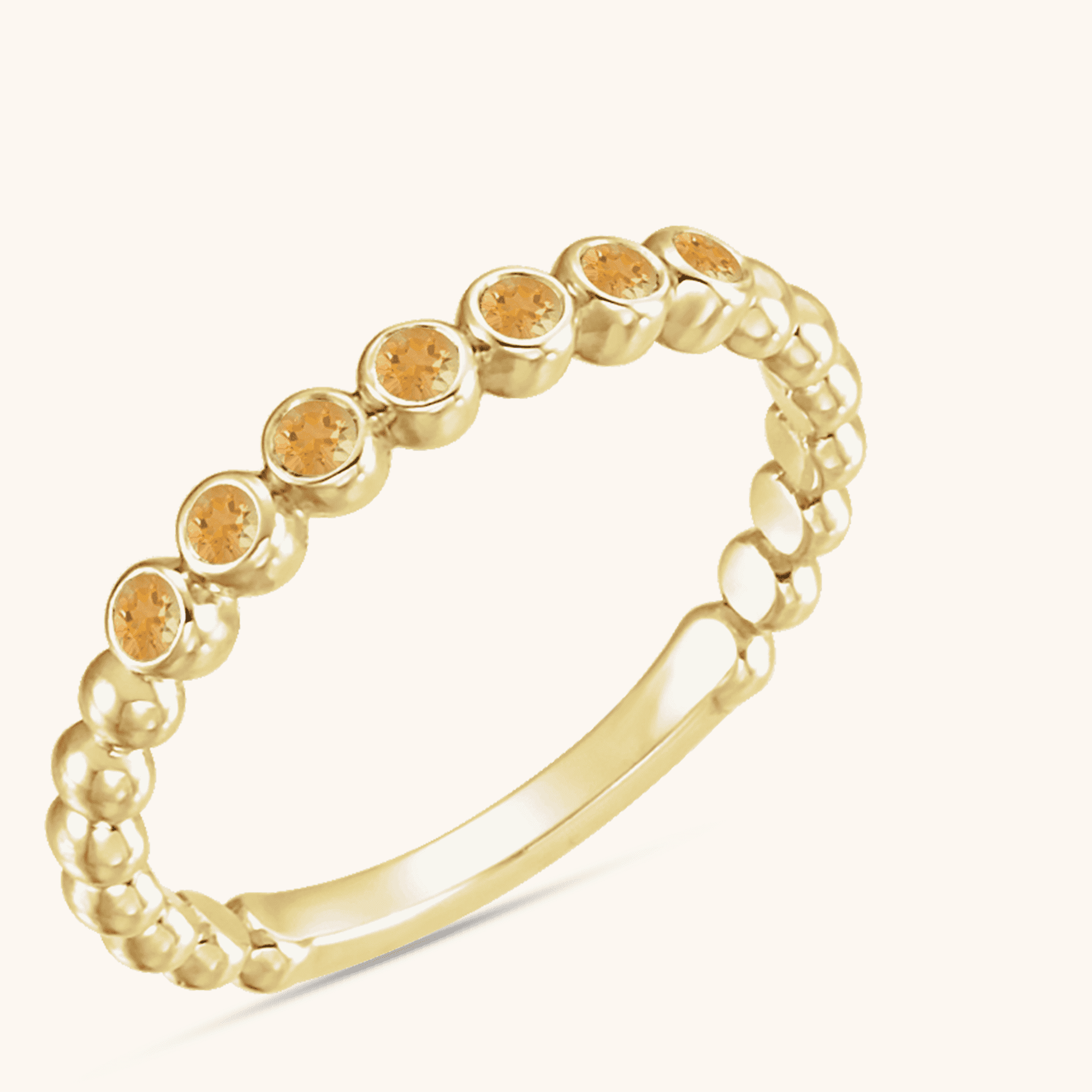 Stackable Rings 14K White & Yellow Gold - Image 6