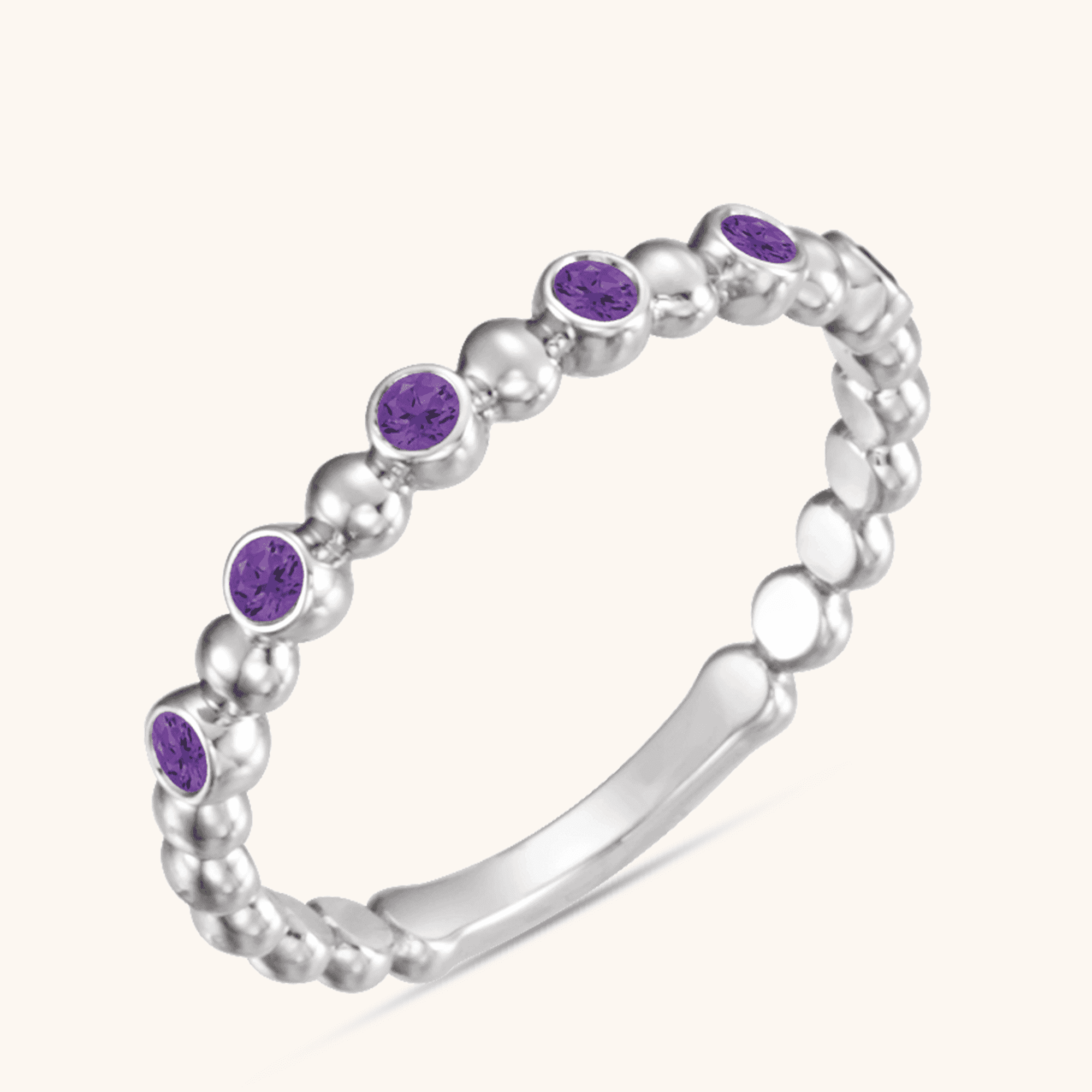 Stackable Ring Collection 14K Gold, Platinum Sterling Silver Elegance - Image 21