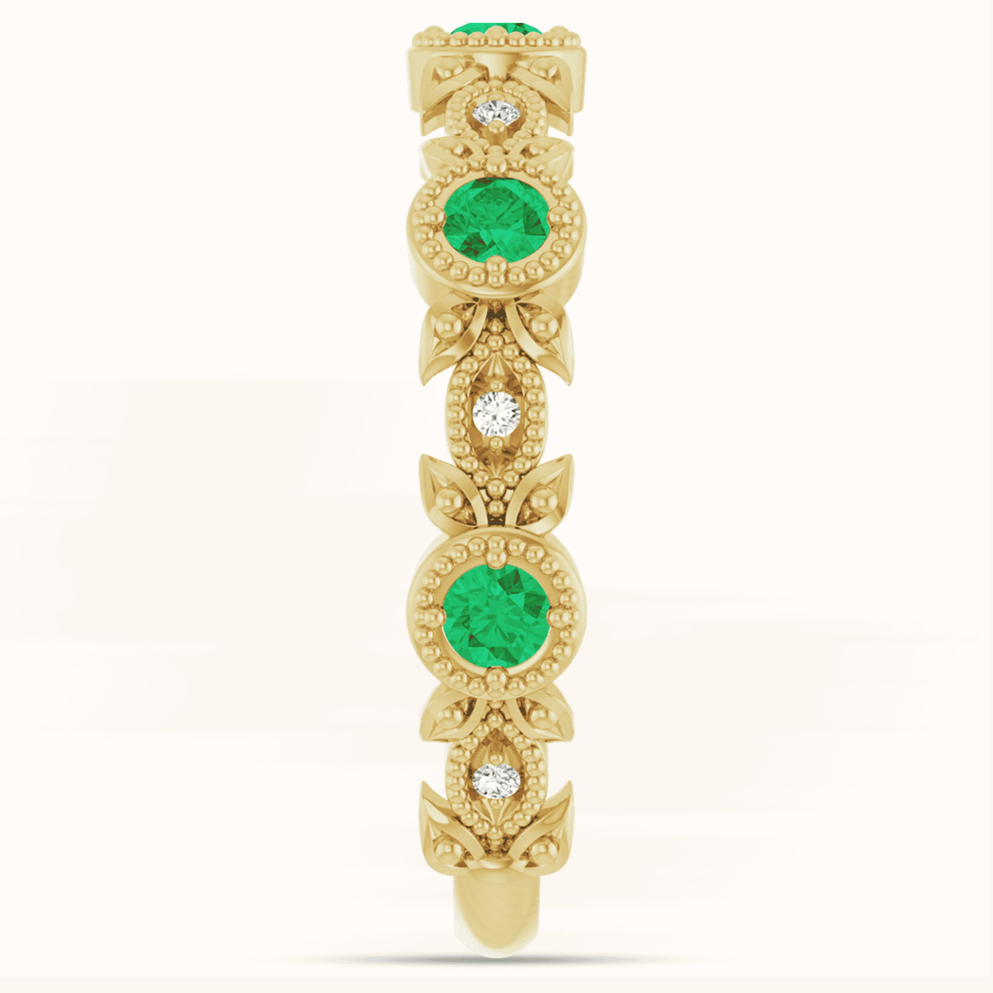 Exquisite 14K Gold Leaf Ring Collection - Image 17