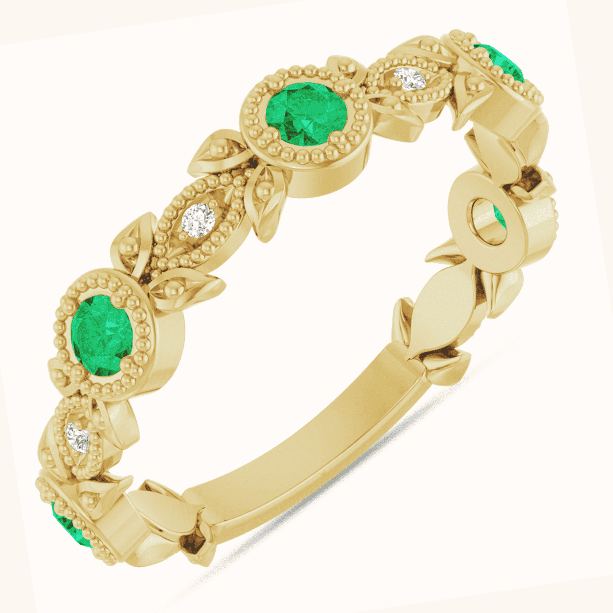 Exquisite 14K Gold Leaf Ring Collection - Image 16