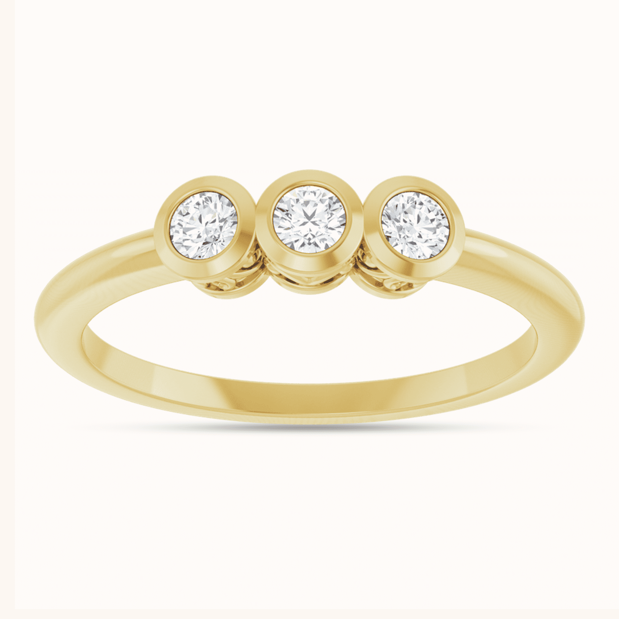 Blue Zircon & Diamond Ring Sterling Silver & 14K Gold - Image 7