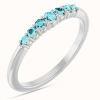 Elegant Stackable Gemstone Rings