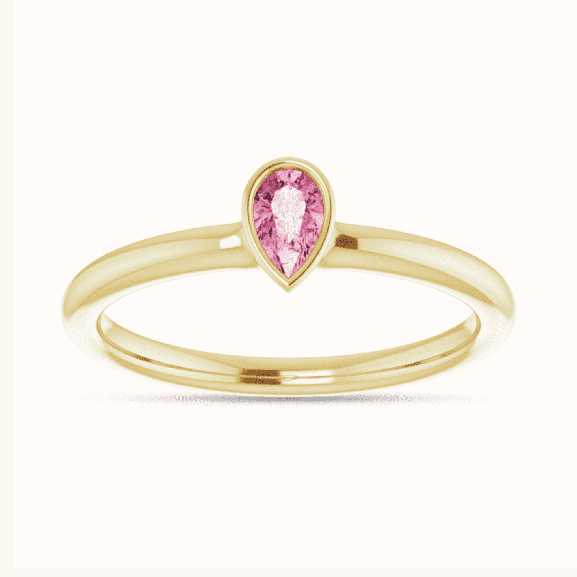 14K Gold Stackable Rings Natural Gemstone - Image 23