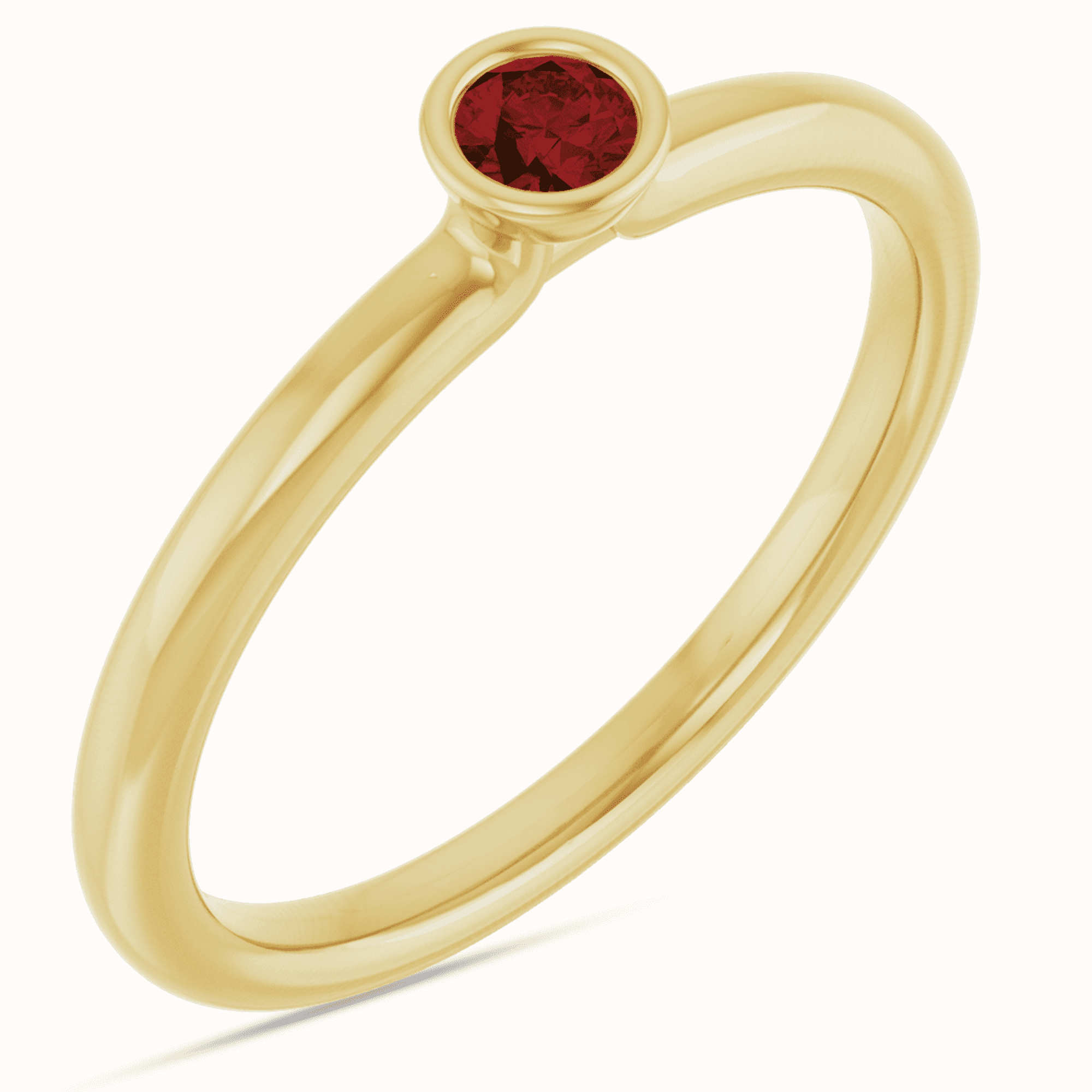 14K Gold Stackable Rings Natural Gemstone - Image 10