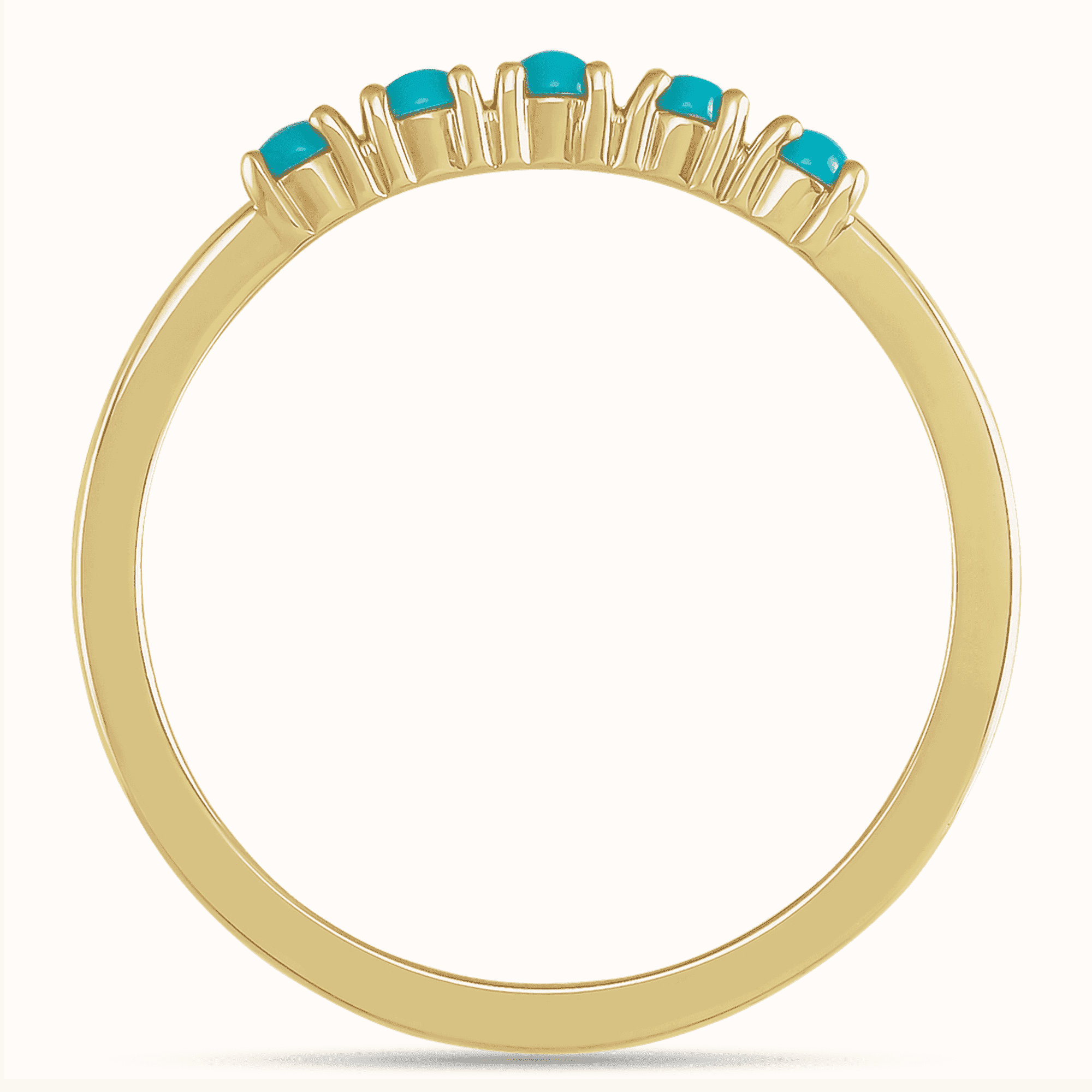 Luxurious Cabochon Stackable Rings - Image 13