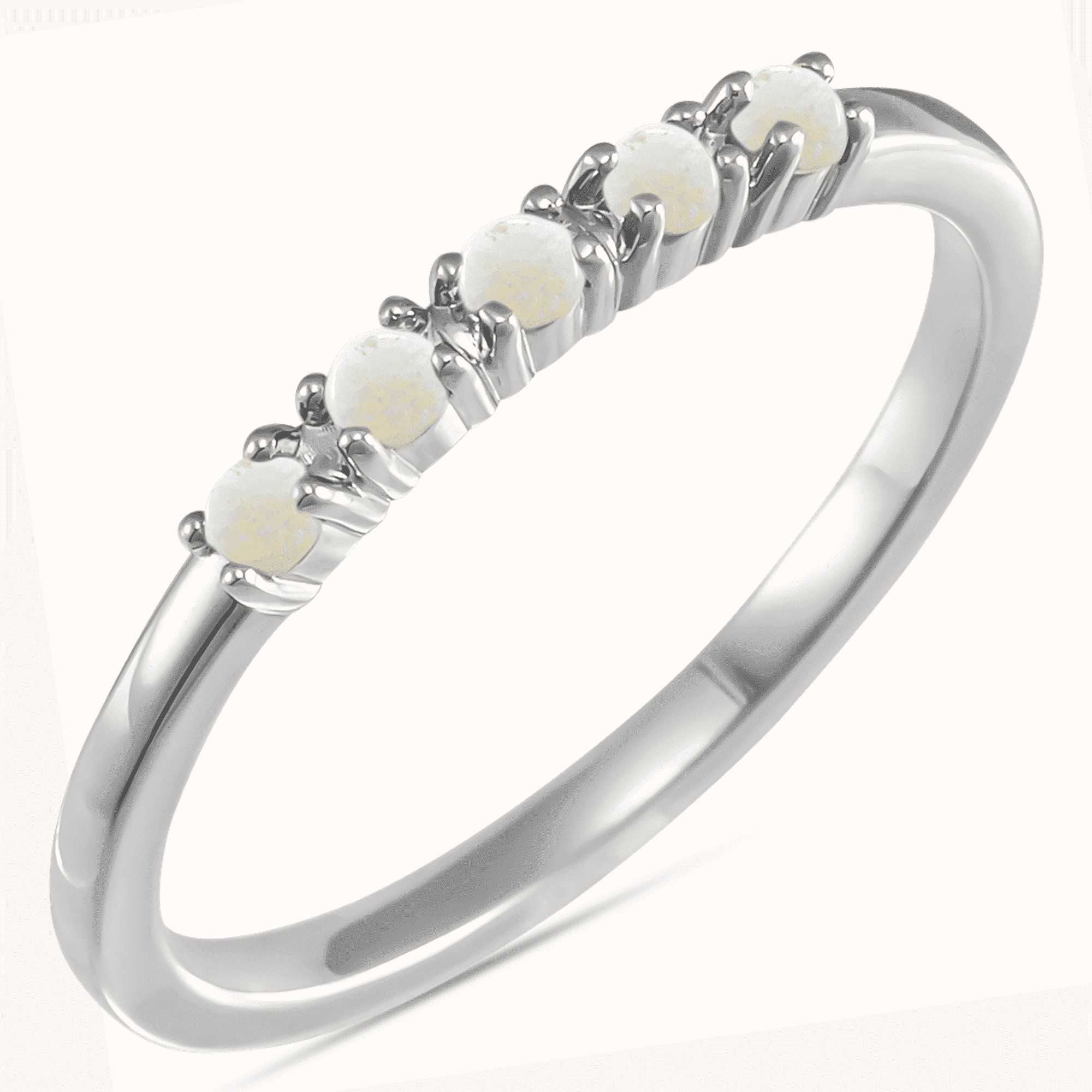 Luxurious Cabochon Stackable Rings - Image 10
