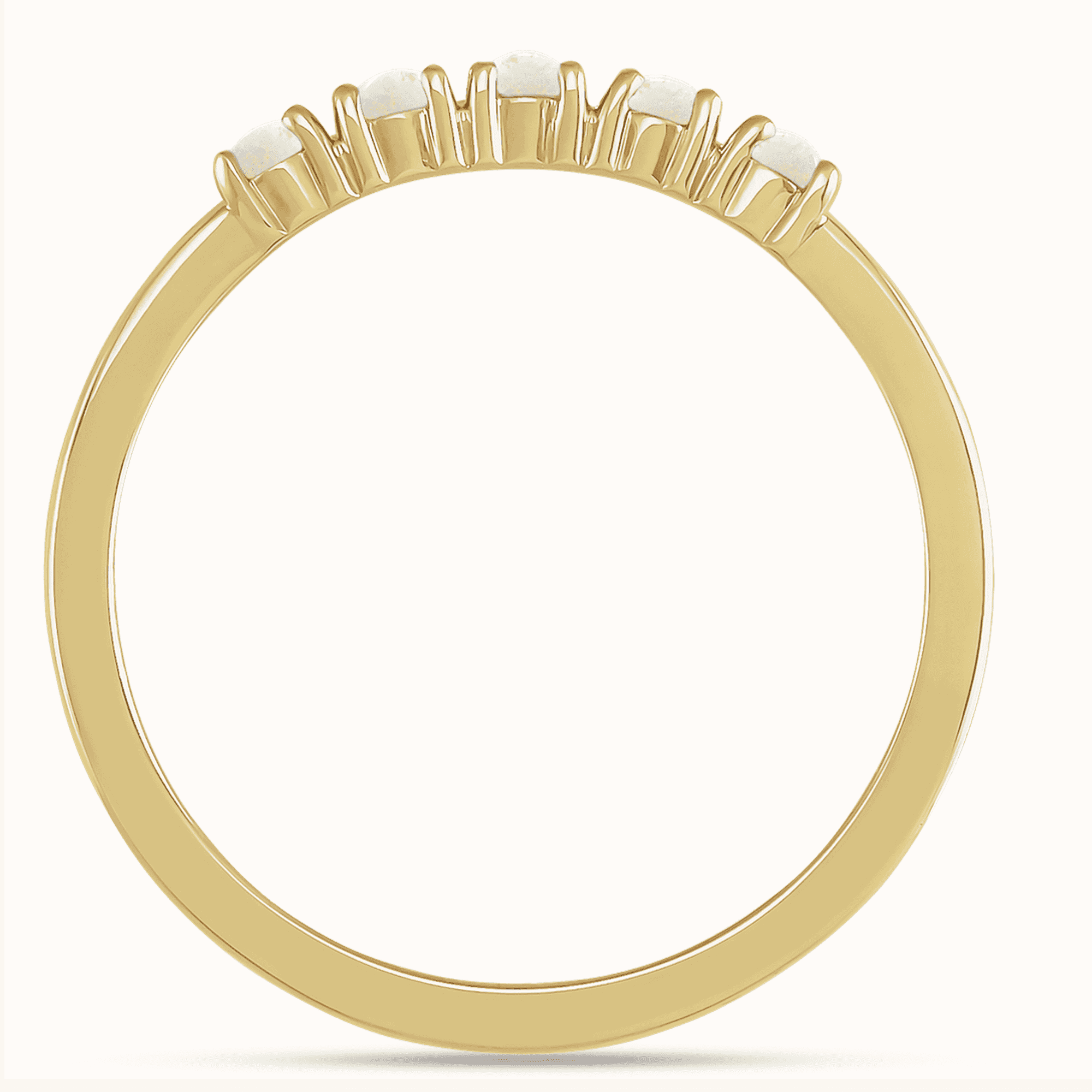 Luxurious Cabochon Stackable Rings - Image 6