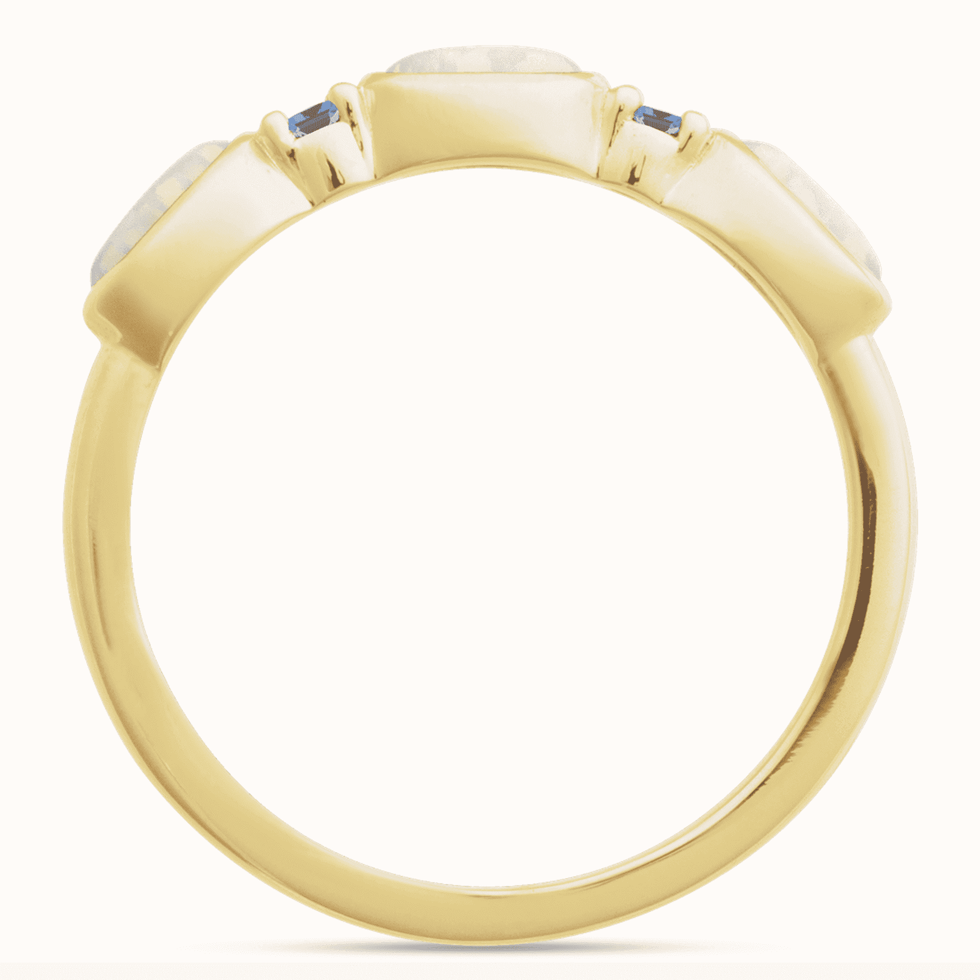 14K Gold & Sterling Silver Dual Gemstone Stackable Rings - Image 20