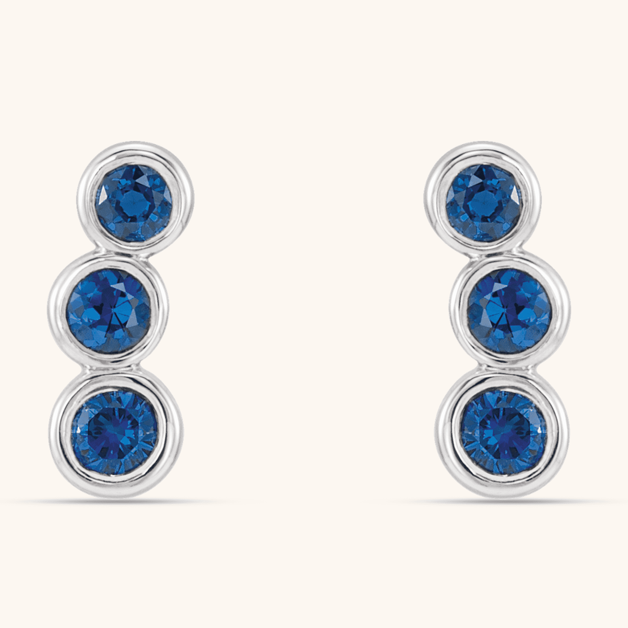 Ear Climbers Earrings blue