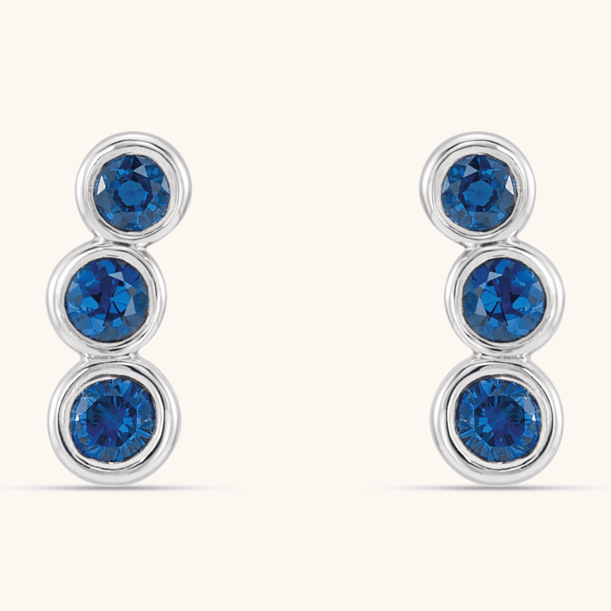 Ear Climbers Earrings blue