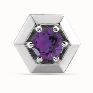 Geometric Earrings purples