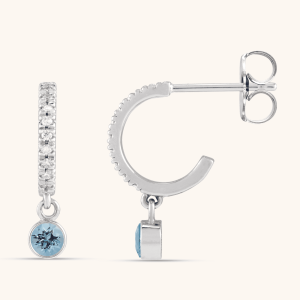 Hoop Earrings blue
