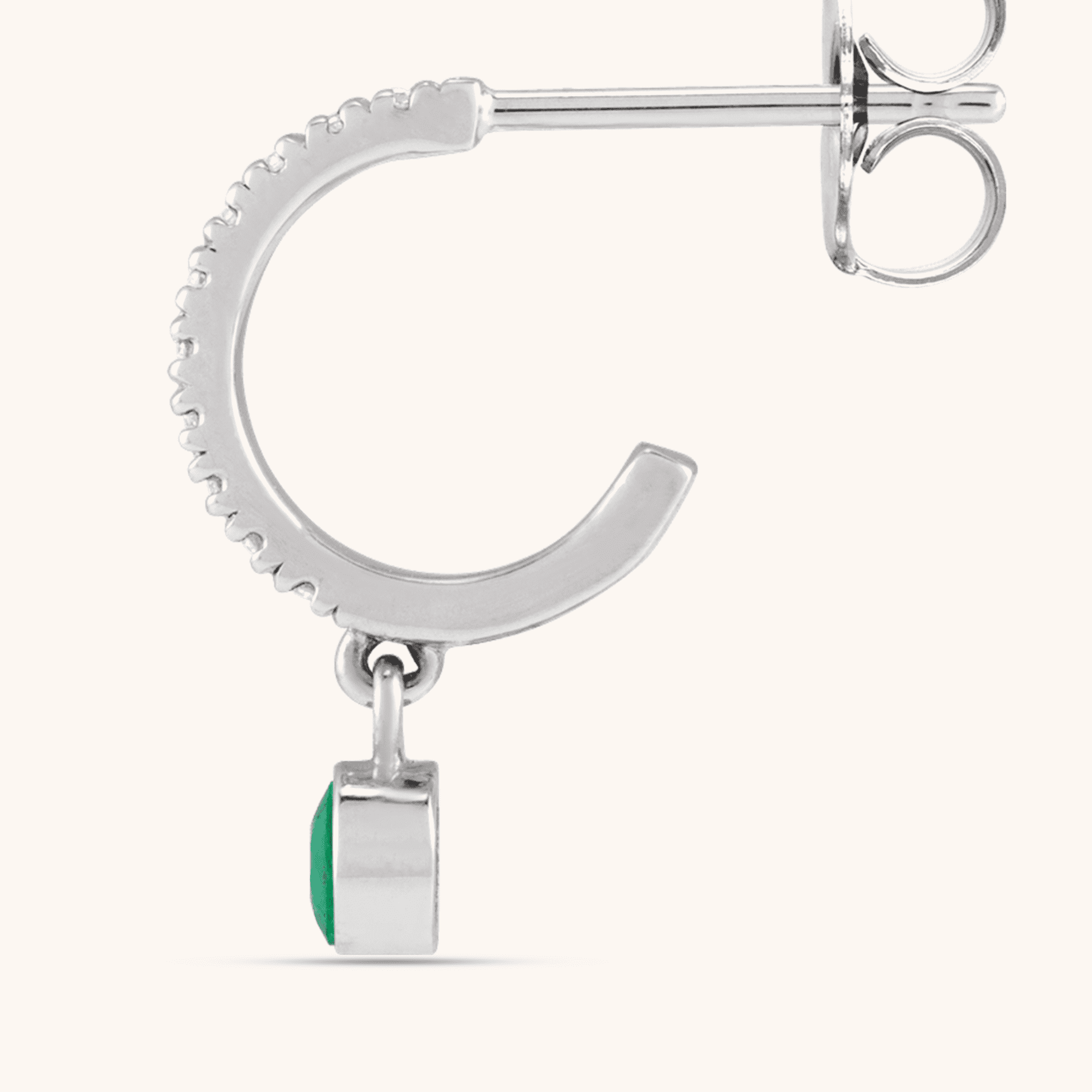 Hoop Earrings green