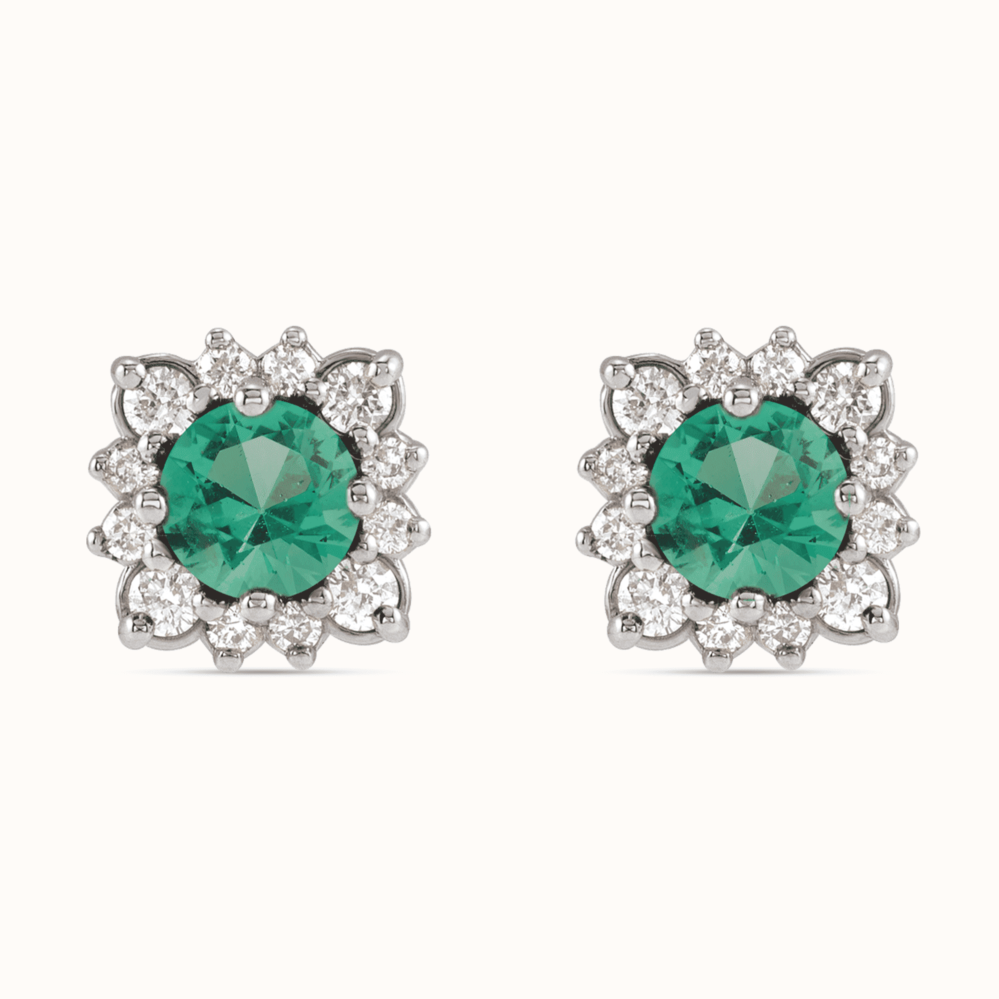 Halo-Style Earrings
