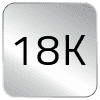18K White