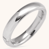 14K White/Yellow Gold Ring Hinged Adjustable Half Round Comfort-Fit Band